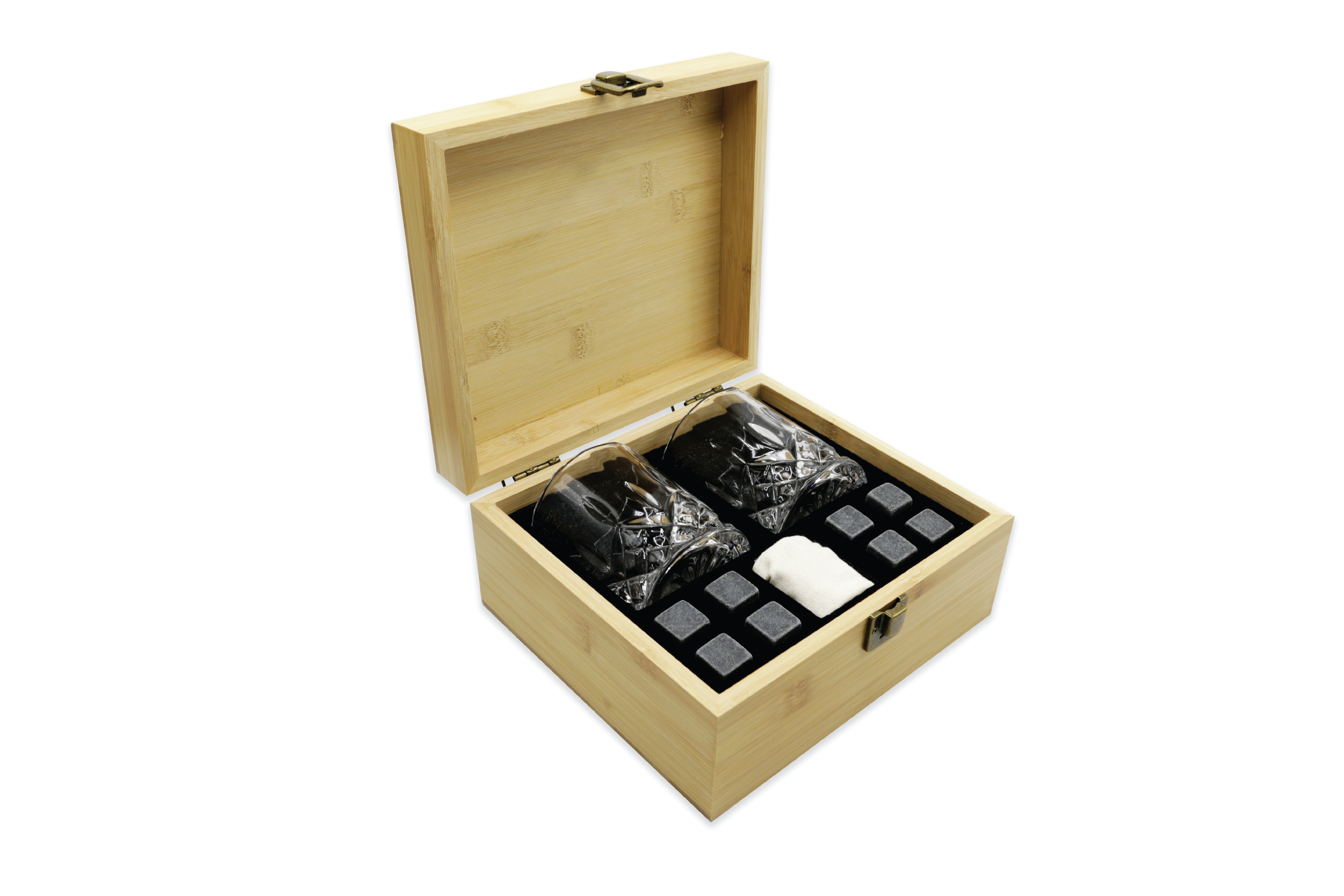 Personalised Dad's Wooden Whisky Box Gift Set 